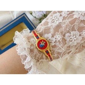 Vintage Metal Floral Women's Watch