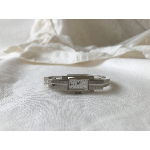 Vintage Silver Tone Women's Watch