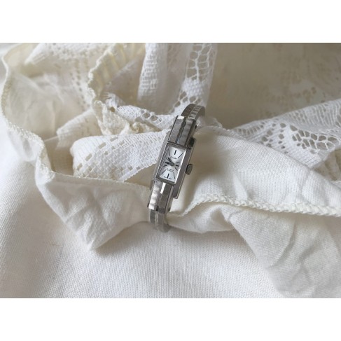 Vintage Silver Tone Women's Watch