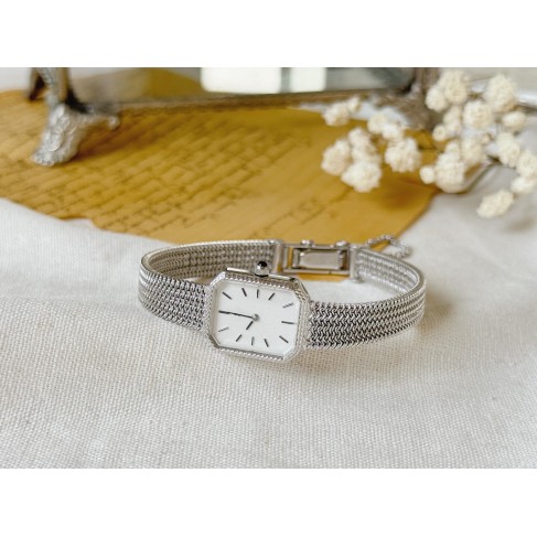 Silver Metal Women's Watch