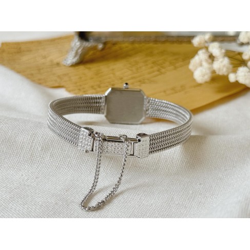 Silver Metal Women's Watch
