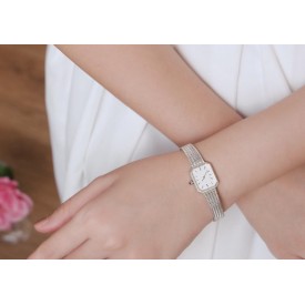 Silver Metal Women's Watch