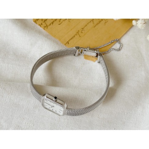 Silver Metal Women's Watch