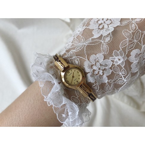 Vintage enamel women's watch