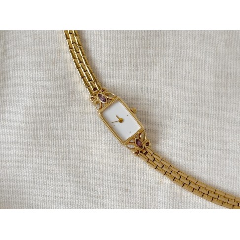 Vintage Crystal Bracelet Watch