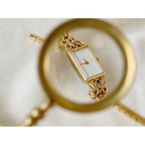 Vintage Crystal Bracelet Watch