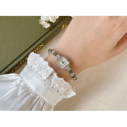 Metal Opal Women's Bracelet Watch