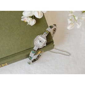 Metal Opal Women's Bracelet Watch